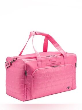 Lug Trolley Duffel Bag Pink Tourmaline Spacious Travel Bag